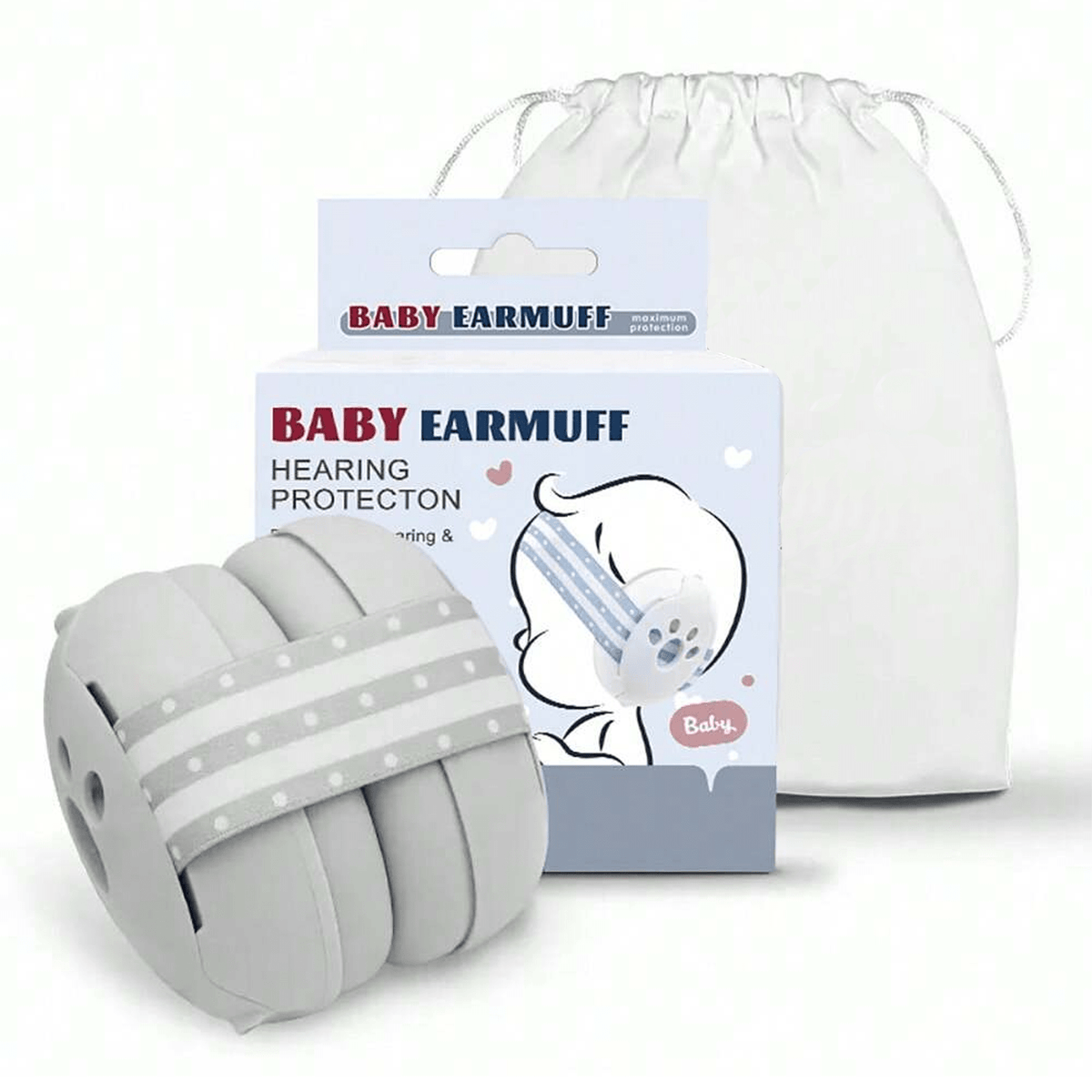1pc Baby Noise-Proof Headphones, Headband Style Ear Muffs For Sleeping, Outdoor, Airplane Travel