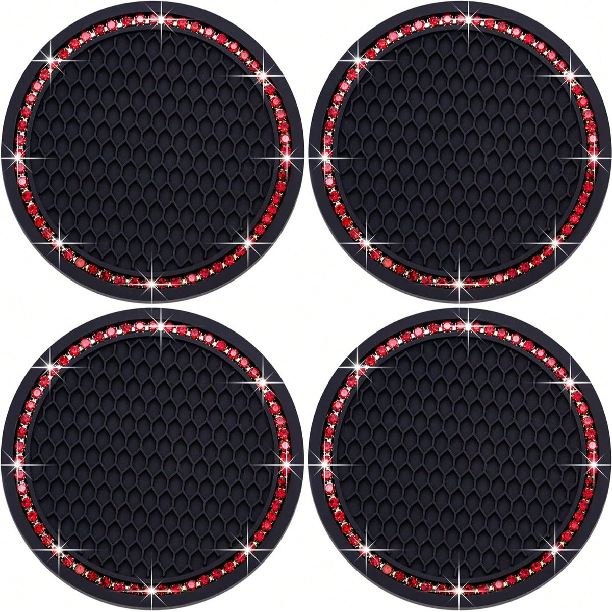 4pcs Car Cup Holder Coasters, Great Gift For Friends