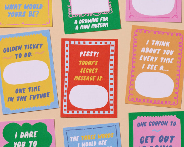 And Here We Are - Silly Little Love Notes by Your Gal Kiwi