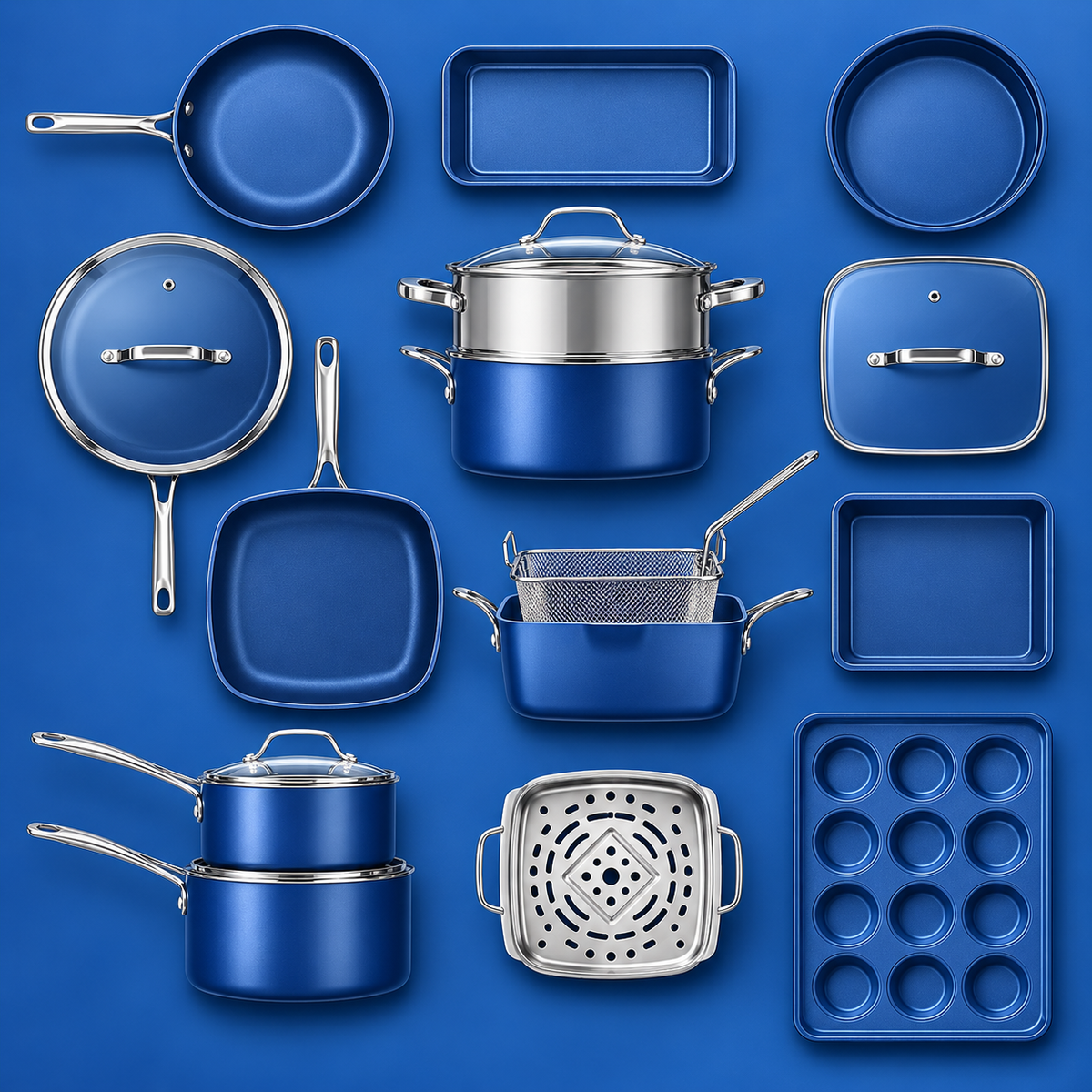 🔥 Summer Sale – 20-Piece Nonstick Cookware & Bakeware Set