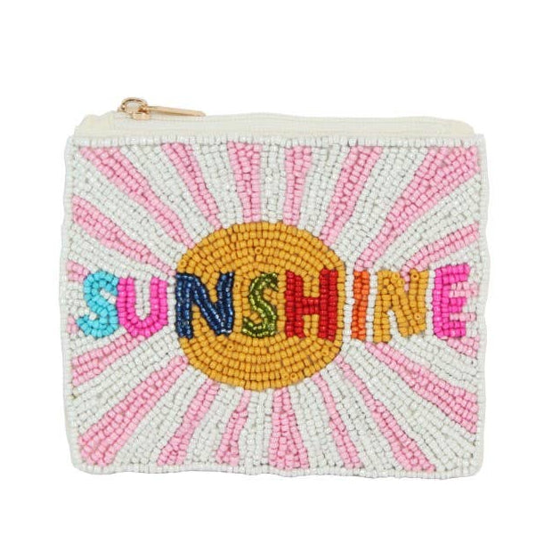 Beaded Coin Purse - Sunshine