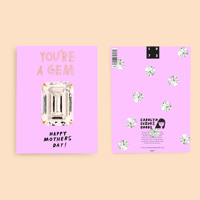 Carolyn Suzuki Mother's Day Card - Gem