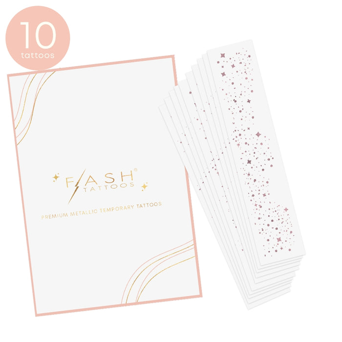 Flash Tattoos - Galactic Pink Face Freckles