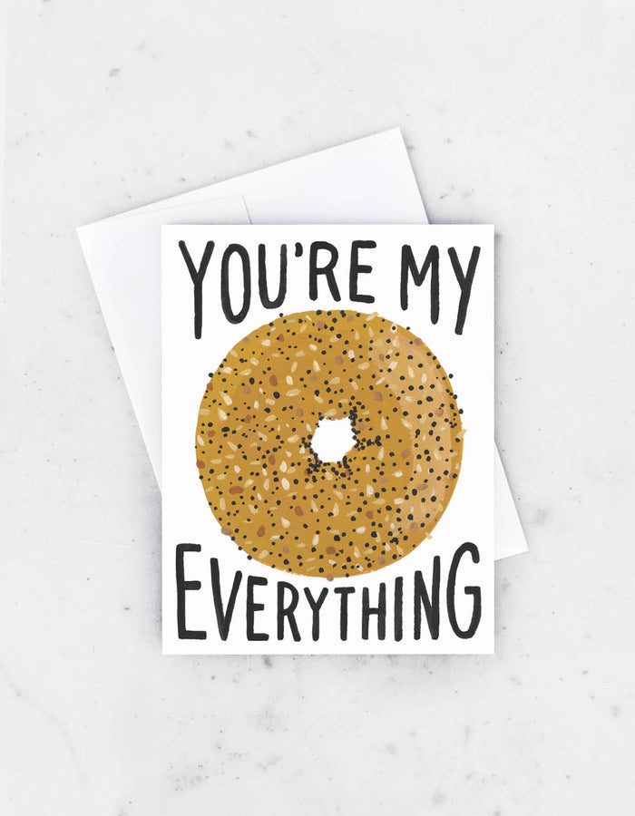 Idlewild Co. Greeting Card - Everything Bagel