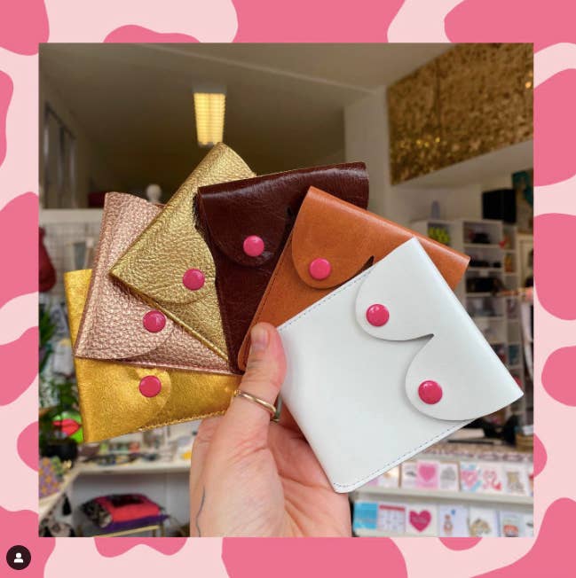 Itty Bitty Leather Coin Pouch - Burgundy