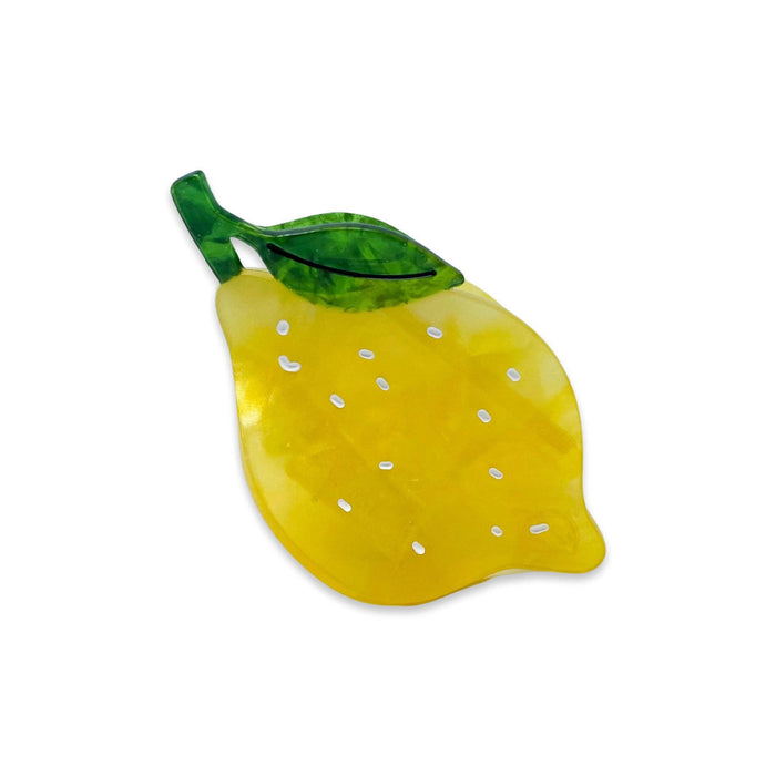 Jenny Lemons Hair Claw Clip - Midi Lemon