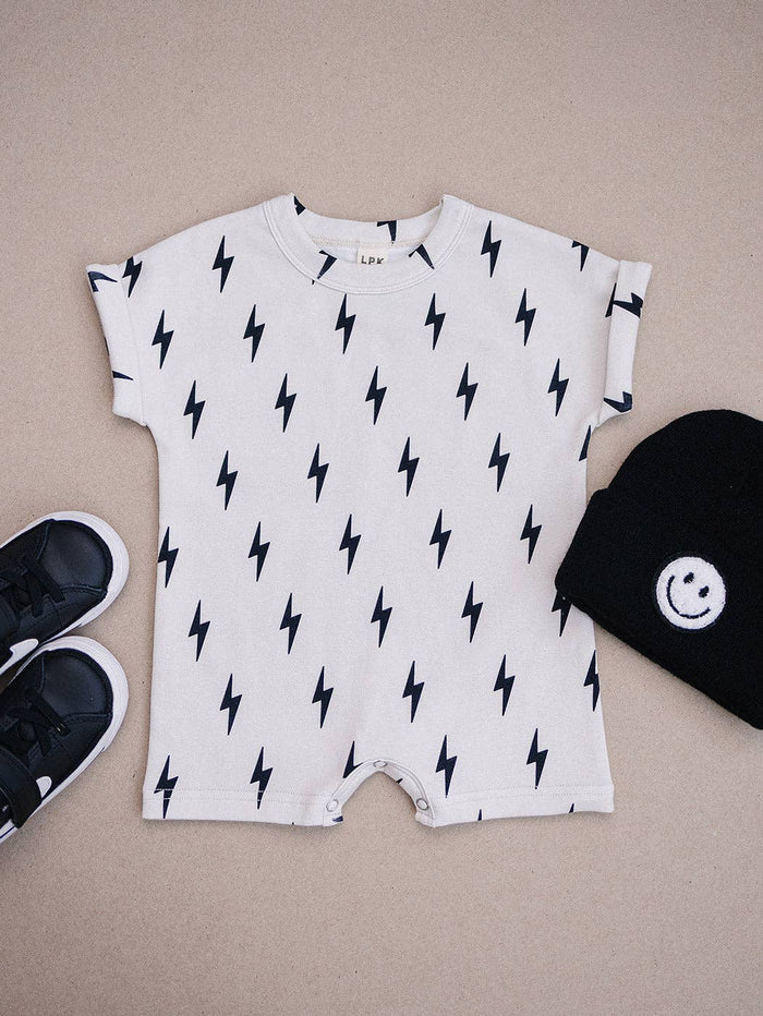 Lucky Panda Kids - Cotton Romper - Little Bolt (Final Sale)