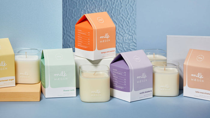 MÆGEN - Milk Candle - Mango & Papaya