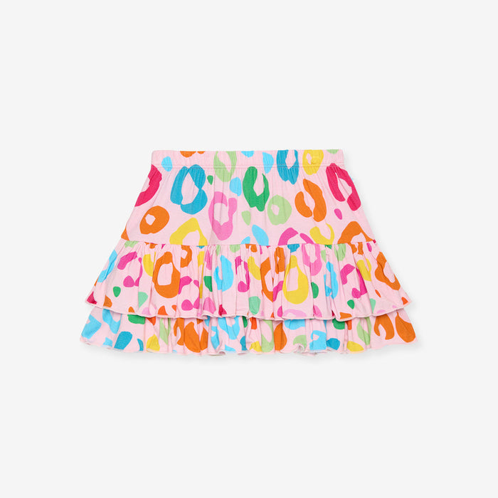 Posh Peanut Ruffled Mini Skirt - Luella