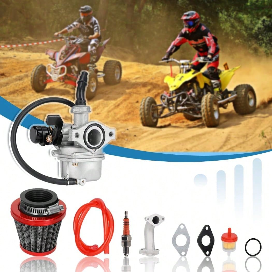PZ19 Carburetor Air Filter Kit For 70cc 110cc 125cc Dirt Bikes Pit Bike Monkey Scooter ATV Quad Go Karts 22mm Carb Fits For CRF SSR Sunl Taotao Pit