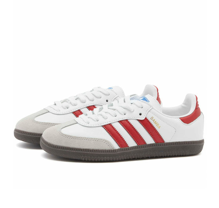 Adidas Samba OG "White Better Scarlet"