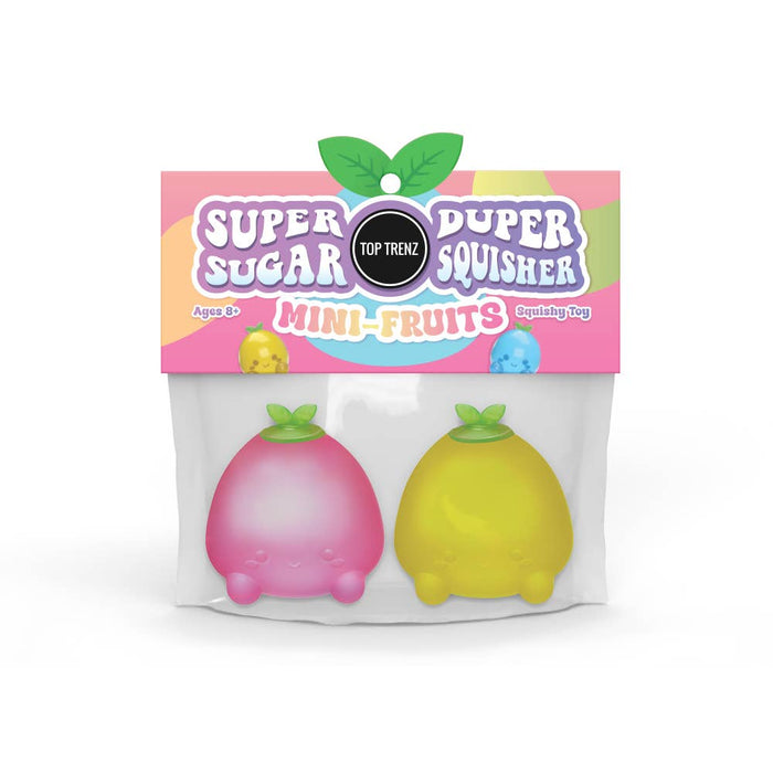 Super Duper Sugar Squishy Mini Fruits (2 Pack)