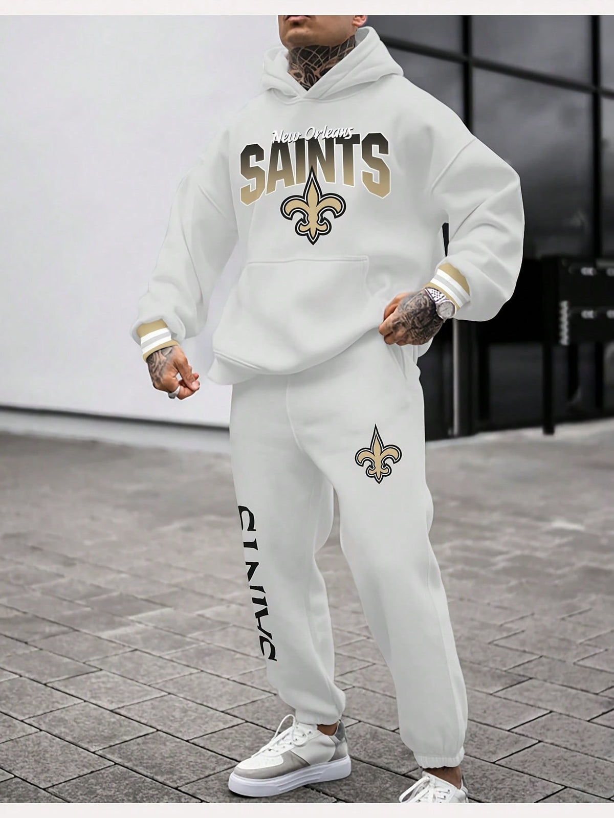 The New Orleans Saints- Football Team Hoodie Set (Men's And Women's) Is The Perfect Sporting Gift (3)