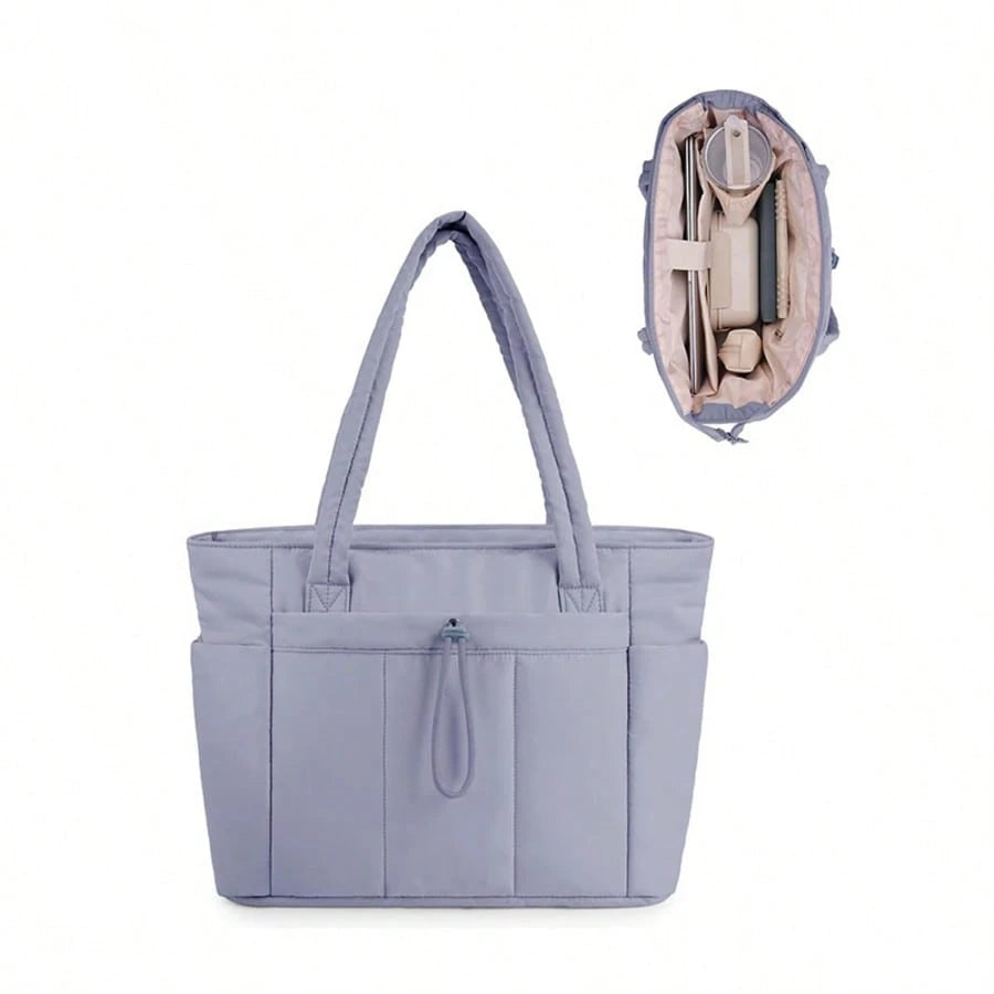Women's Multi-Functional Laptop Bag With A Cup And Laptop Compartment, Suitable For 13-15 Inch Laptop And Pad, Women's Travel Tote Bag, Trolley Sleeve For Travel, Work, Nurse, Women, Christmas Gift