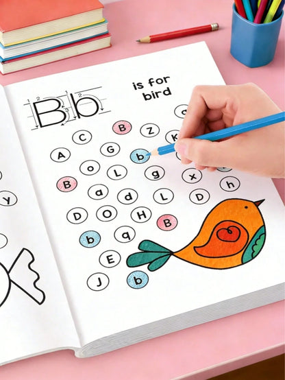 1/2/4 Pcs,ABC Letter Tracing,A-Z Letters,Classroom,Preschool,Kindergarten,Early Writing,Drawing Pages,Practice Sheets,Magic Words,Children Party Favors,Durable English Writing Notebooks,Back-To-School