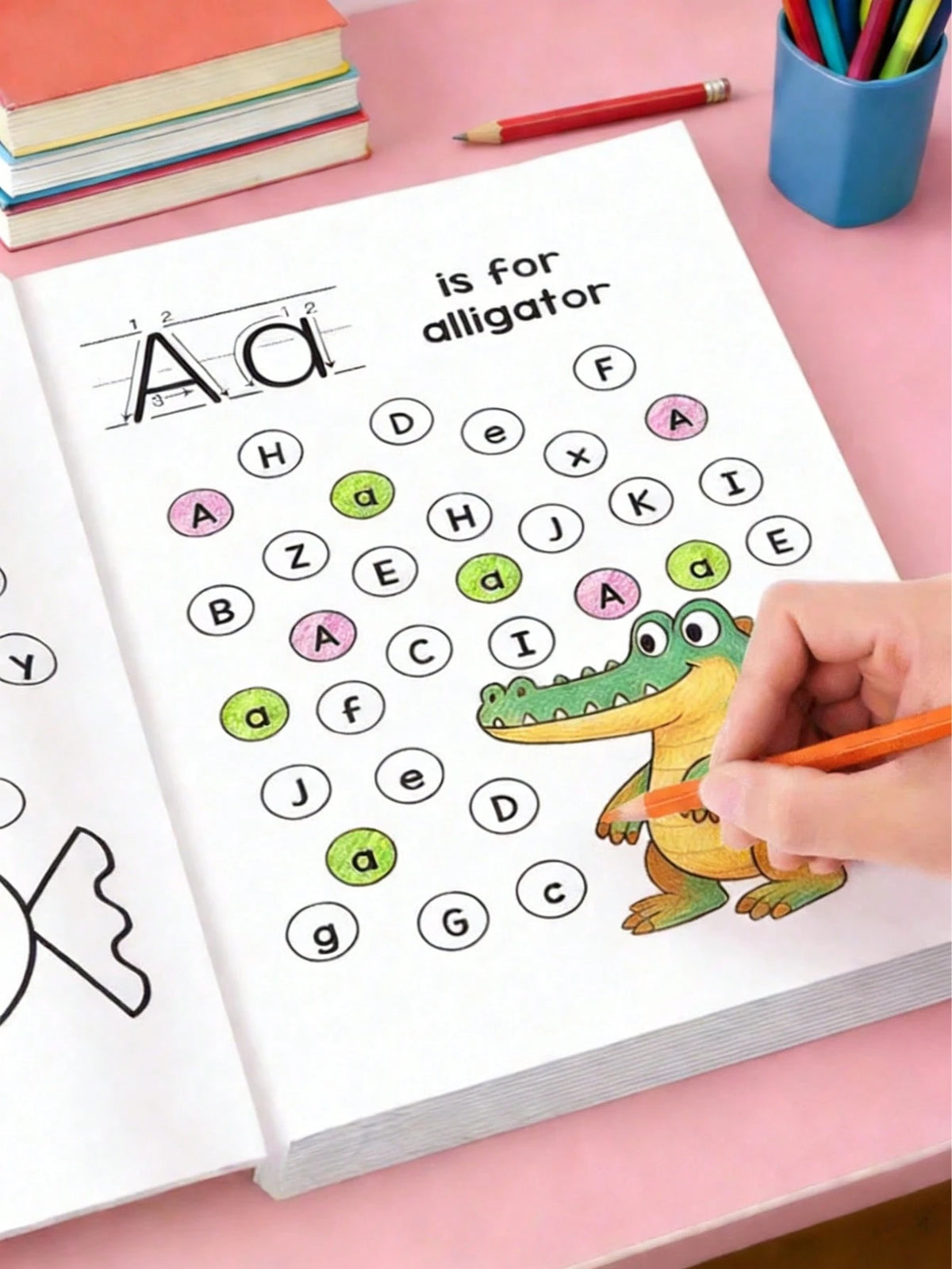1/2/4 Pcs,ABC Letter Tracing,A-Z Letters,Classroom,Preschool,Kindergarten,Early Writing,Drawing Pages,Practice Sheets,Magic Words,Children Party Favors,Durable English Writing Notebooks,Back-To-School