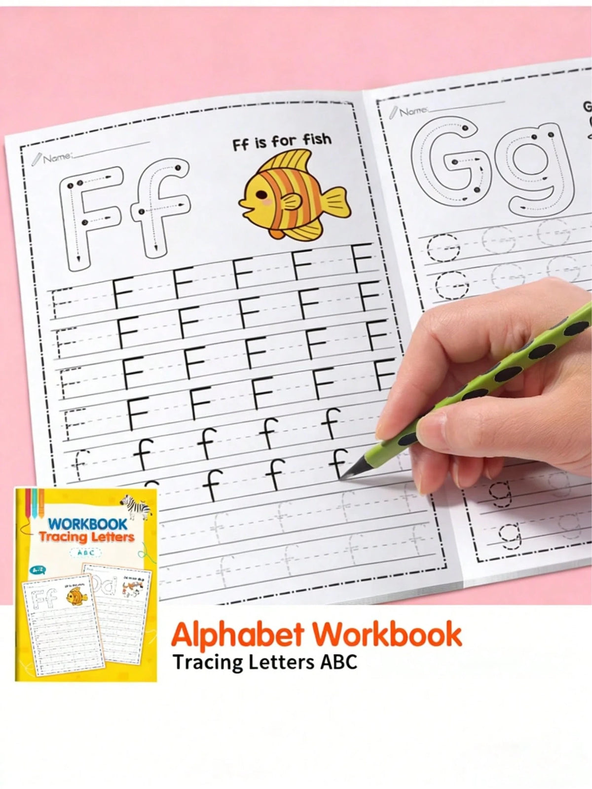 1/2/4 Pcs,ABC Letter Tracing,A-Z Letters,Classroom,Preschool,Kindergarten,Early Writing,Drawing Pages,Practice Sheets,Magic Words,Children Party Favors,Durable English Writing Notebooks,Back-To-School