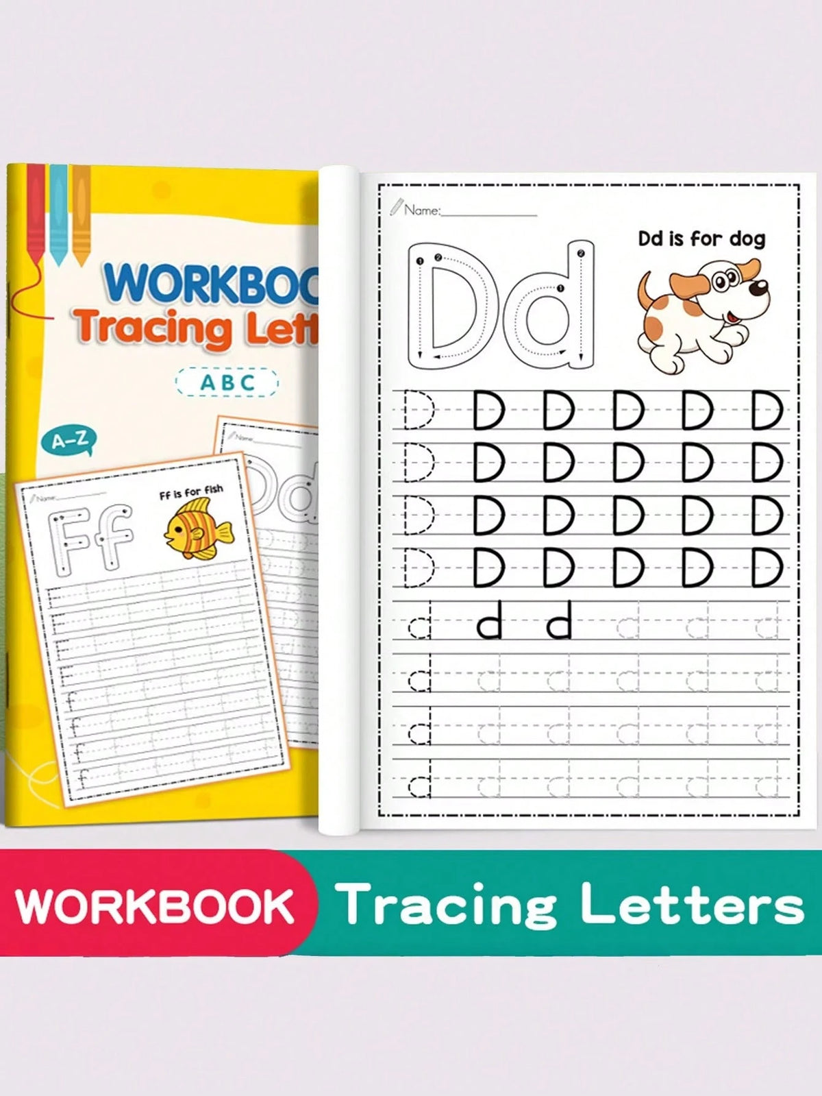 1/2/4 Pcs,ABC Letter Tracing,A-Z Letters,Classroom,Preschool,Kindergarten,Early Writing,Drawing Pages,Practice Sheets,Magic Words,Children Party Favors,Durable English Writing Notebooks,Back-To-School