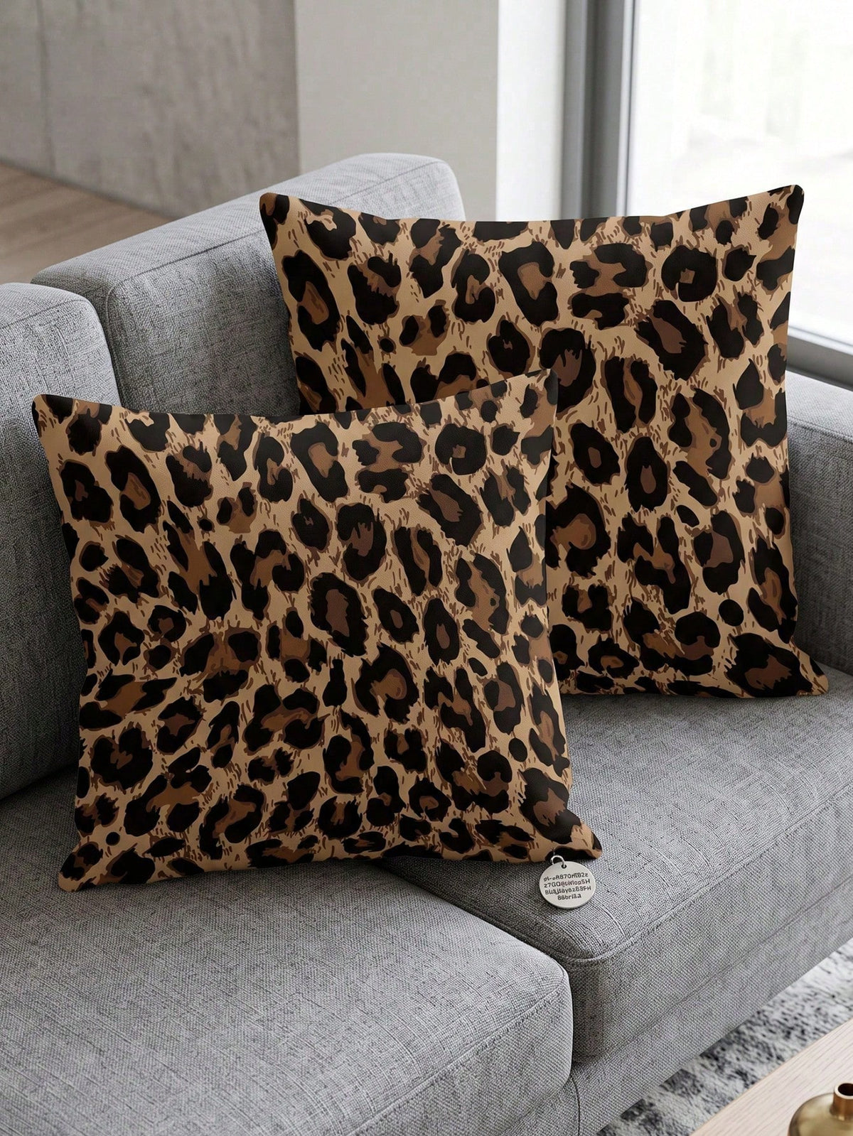 1/2/4pcs Leopard Print Pillowcases, Cushion Covers, Bedding, Comfortable And Easy To Care Pillowcases, Hair And Skin Protection Pillowcases, Living Room Sofa Room Decoration Pillowcases, Single-Sided