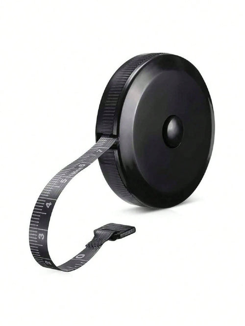 1/2/4pcs Soft Double-Sided Measuring Tape, Flexible Body Fabric Sewing Cutting Knitting Weight Loss Measurement Retractable Black Double-Sided Measuring Tape, School Home Office Supplies