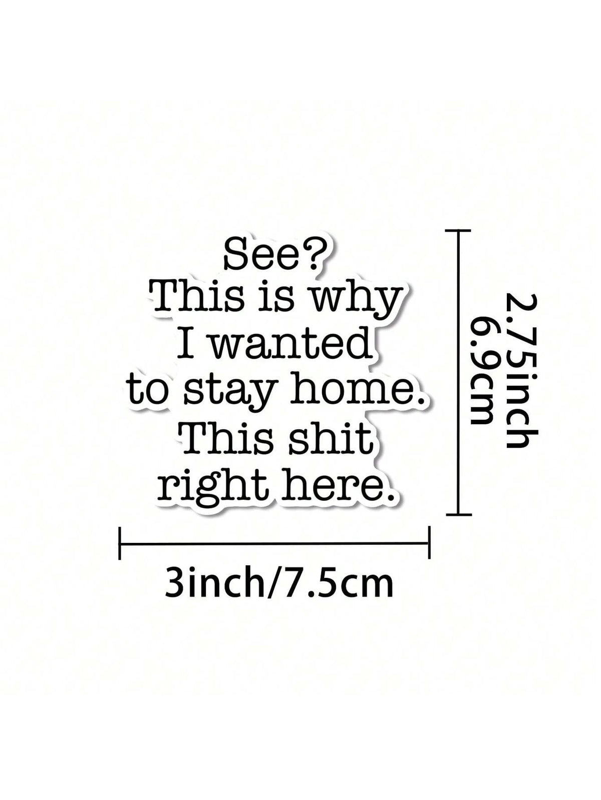 1/2/5pcs See, This Right Here Sticker| Fun And Quirky Vinyl Decal For Planners, Journals, And Laptops| Cute And Mindful Design For Meditation, Wellness Enthusiasts, And Book Lovers| Fashionable, Ar
