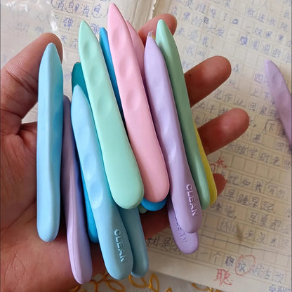 1/3/6/9pcs Macaron Color Random Stain-Resistant Erasers, Minimal Residue, Perfect For Prizes And Gifts, Cute Cartoon Soft Erasers, Suitable For Students, School Supplies, Rewards, Stationery, Holiday