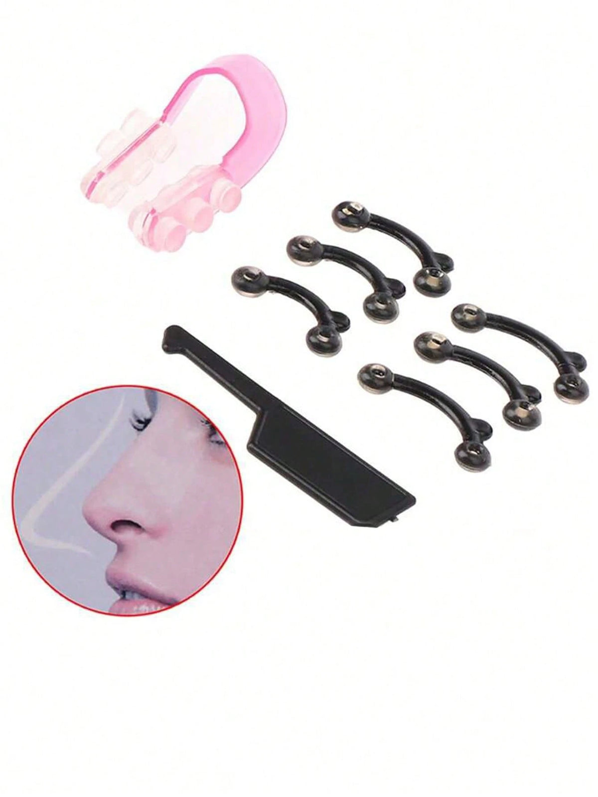 1/3 Sets Nose Lift Shaping Device: Invisible, Painless Nose Clip- Facial Training Corrector