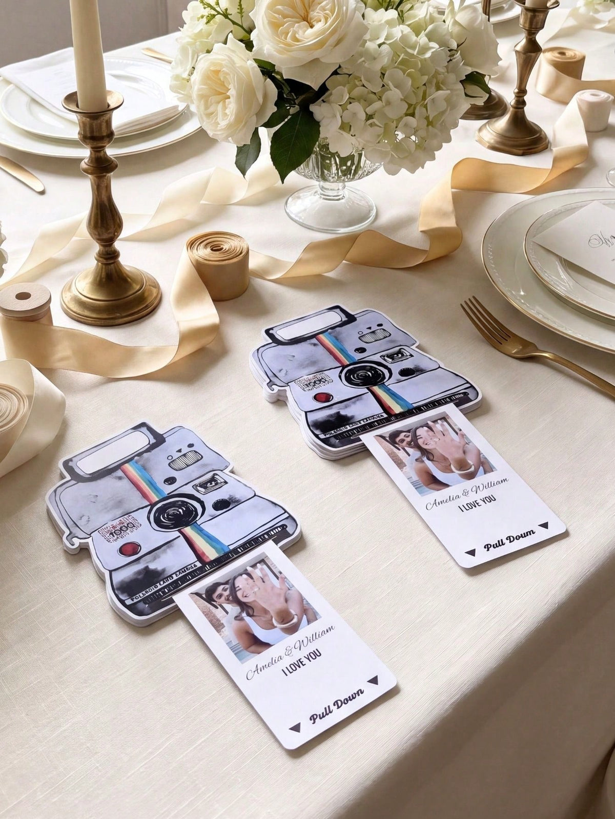 1/5/10pcs Custom Retro Camera Shaped Pull-Out Photo Card,Custom Photo And Text,Personalized Pull Tab Photocard, DIY Insert Picture Surprise Card,For KPOP Fan Collection Merch Gift Card,Suitable As Hol