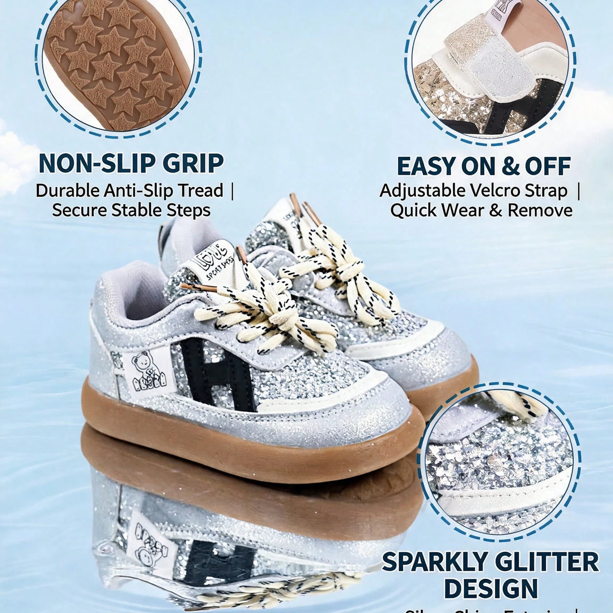 1 Pair Baby Sports Shoes, Spring/Autumn Fashion New Kids White Sneakers, Soft Sole Anti-Slip Boys Casual Board Shoes, Breathable Infant Shoes, Soft Upper Breathable Sports Shoes, Suitable For Boys And
