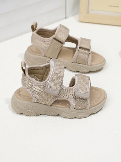1 Pair Kids' Sports Sandals, Outdoor Beach Sandals, Soft Sole Fashionable Boys' Sandals