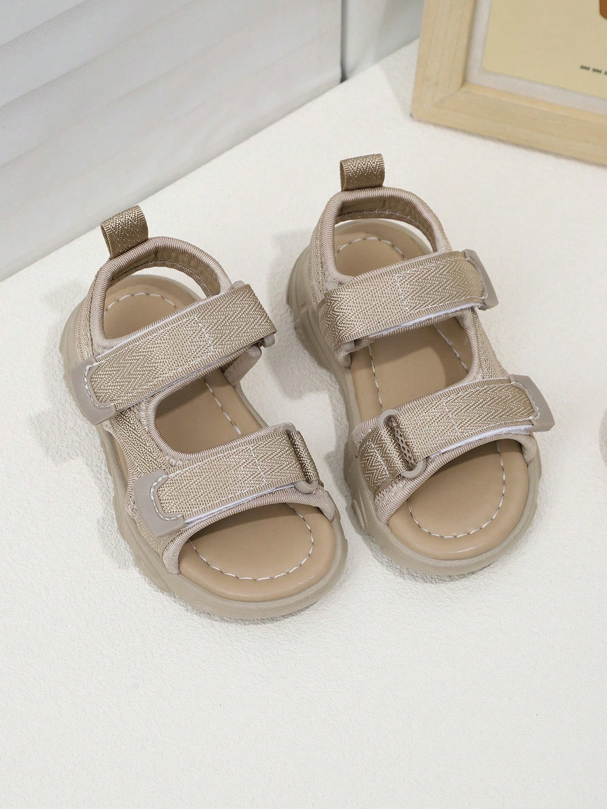 1 Pair Kids' Sports Sandals, Outdoor Beach Sandals, Soft Sole Fashionable Boys' Sandals