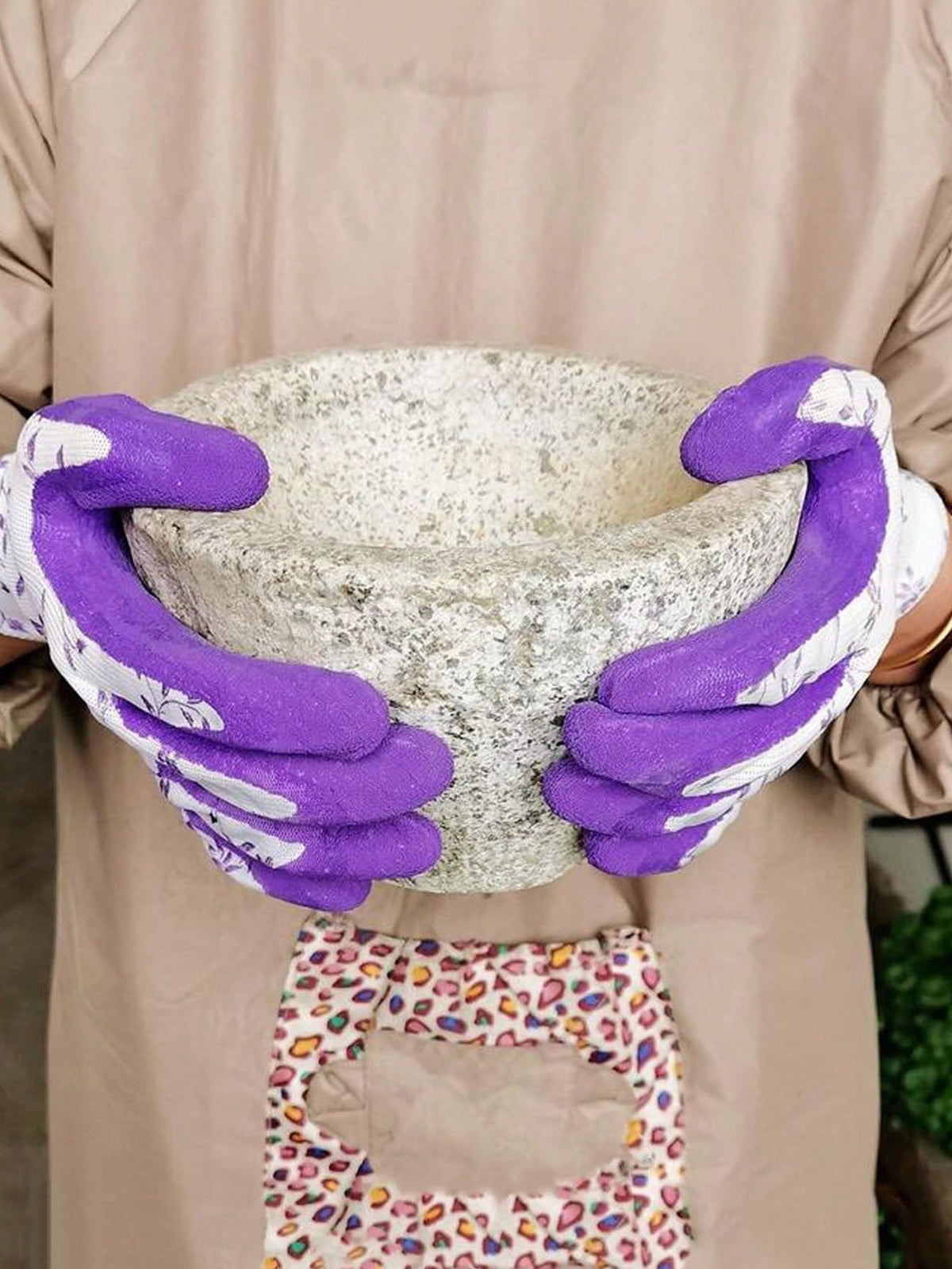 1 Pair Of Non-Slip Garden Gloves, Gardening Gloves For Women, Outdoor Protective Work Gloves With Grip, Size Fits Most, Garden Gloves For Weeding And Protective,Garden Tools
