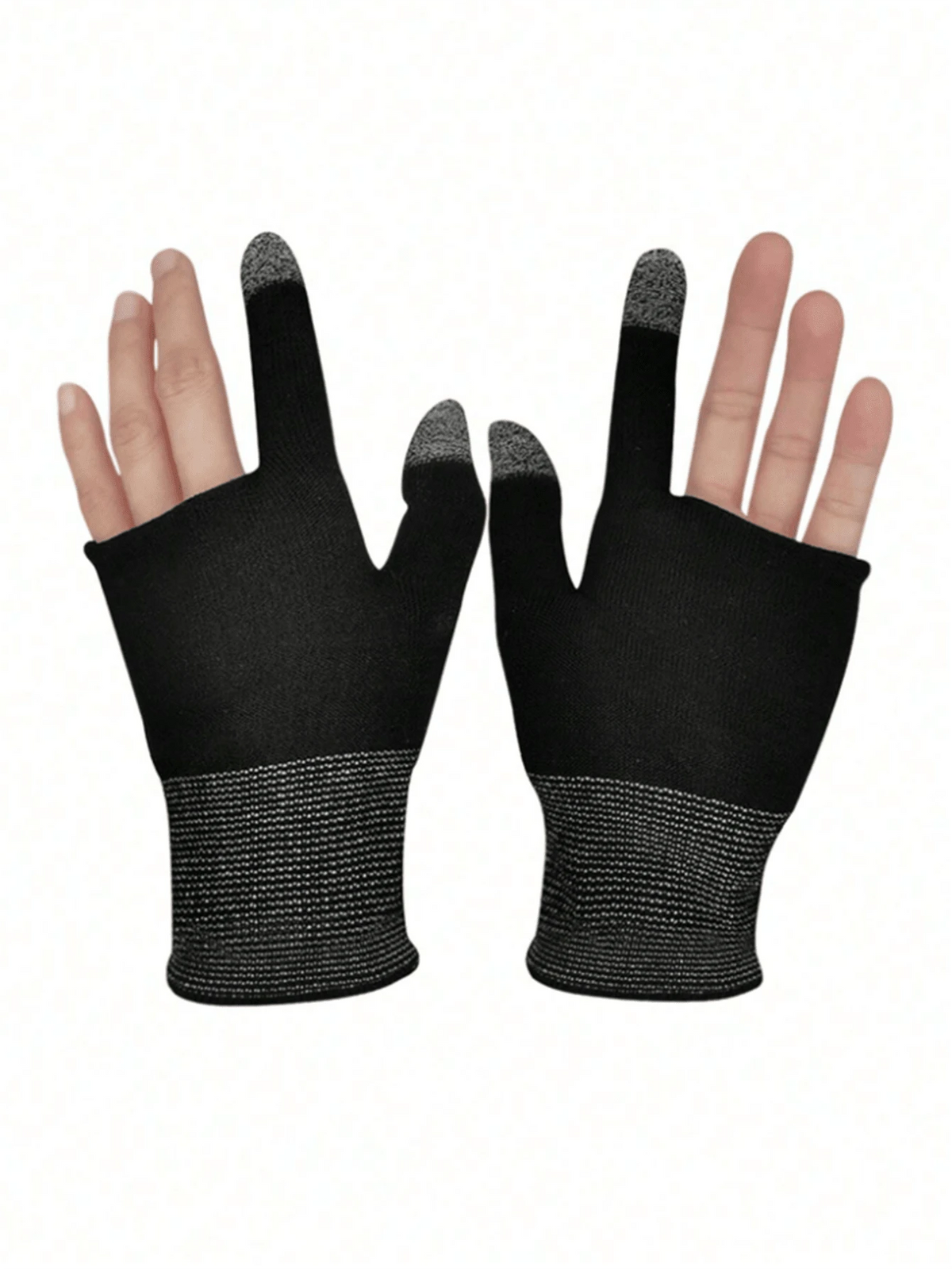 1 Pair Touchscreen Gaming Gloves, Breathable Lightweight Sweat-Proof Sunscreen Esports Hand Sleeve