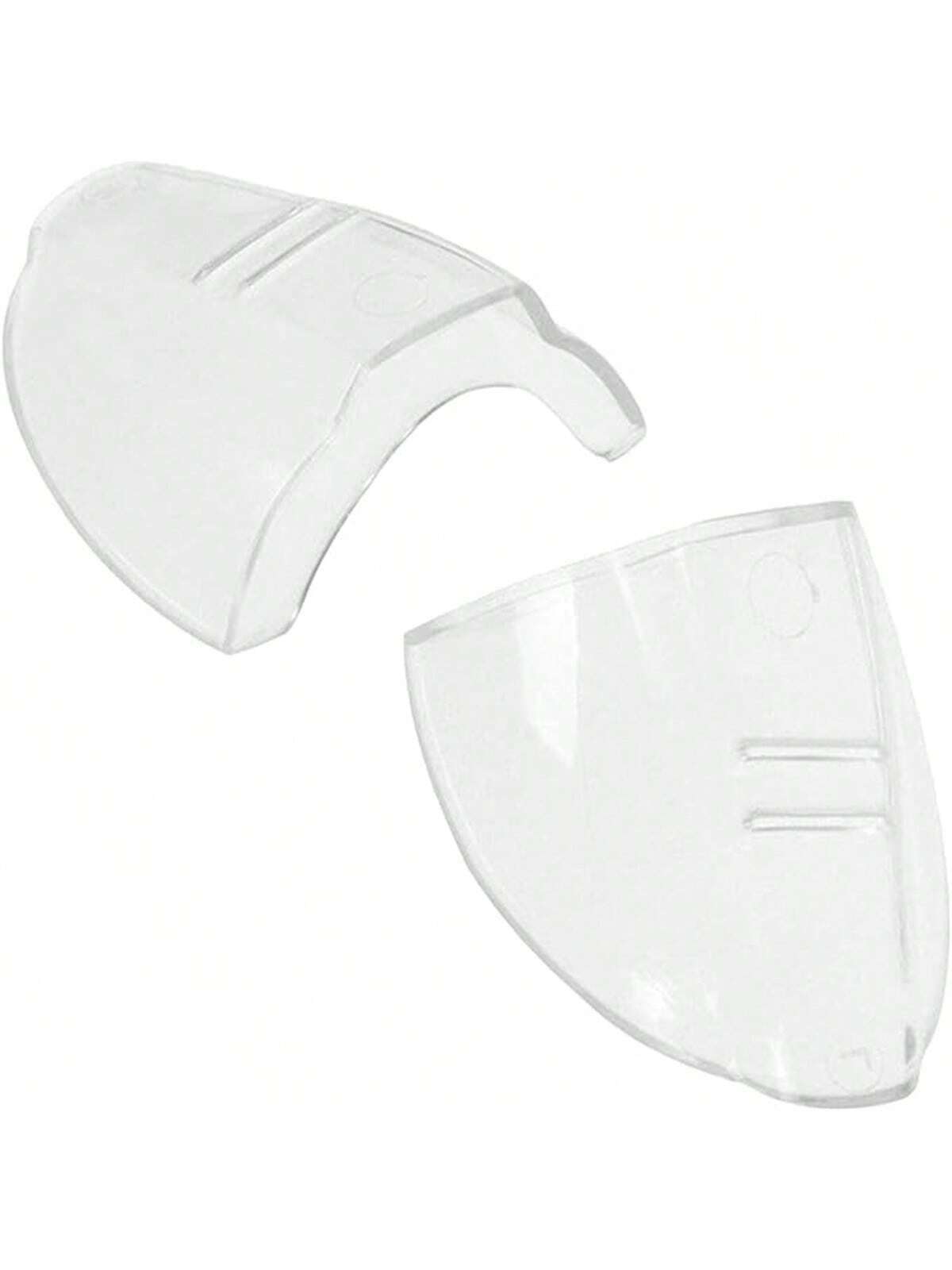 1 Pair Universal Safety Clear Flexible Side Shields, Safety Glasses Side Shields, Slip On Clear Eye Glasses