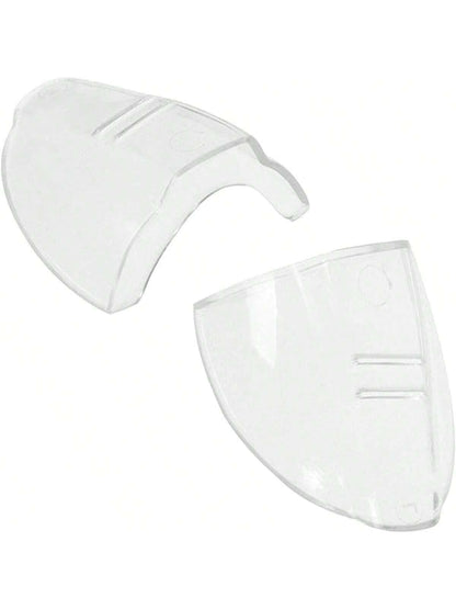 1 Pair Universal Safety Clear Flexible Side Shields, Safety Glasses Side Shields, Slip On Clear Eye Glasses