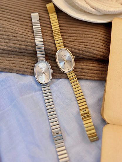 1 Piece Of New Fashion Gold Bracelet Women's Watch Retro Luxury Fashion Simple Elegant Light Luxury Elegant Versatile Watch Women's Quartz Watch