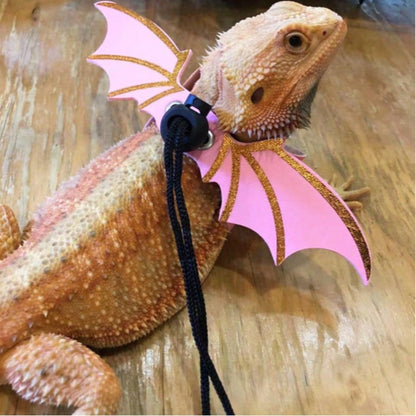 1 Set Lizard Leash Set, Outdoor Leash Set, Reptile Outdoor Harness, Chameleon Squirrel Detachable Lizard Leash Suitable For Bearded Dragon/Gecko/Chameleon/Squirrel/Sugar Glider, Outdoor Safety Strap