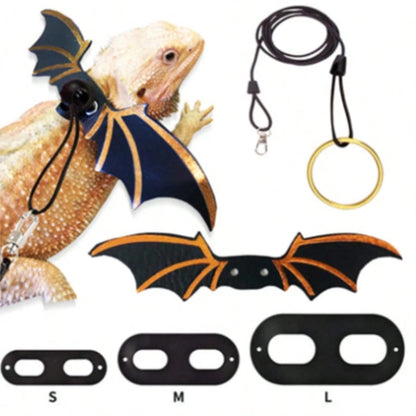 1 Set Lizard Leash Set, Outdoor Leash Set, Reptile Outdoor Harness, Chameleon Squirrel Detachable Lizard Leash Suitable For Bearded Dragon/Gecko/Chameleon/Squirrel/Sugar Glider, Outdoor Safety Strap