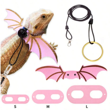 1 Set Lizard Leash Set, Outdoor Leash Set, Reptile Outdoor Harness, Chameleon Squirrel Detachable Lizard Leash Suitable For Bearded Dragon/Gecko/Chameleon/Squirrel/Sugar Glider, Outdoor Safety Strap