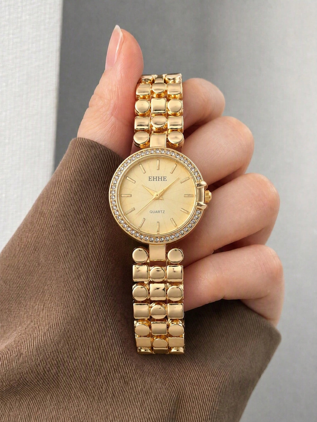 1 Women's Quartz Watch, Fashionable Retro Elegant Business Gorgeous Style, Casual Compact Watch, Daily Wear, Perfect Choice For Holiday Gifts