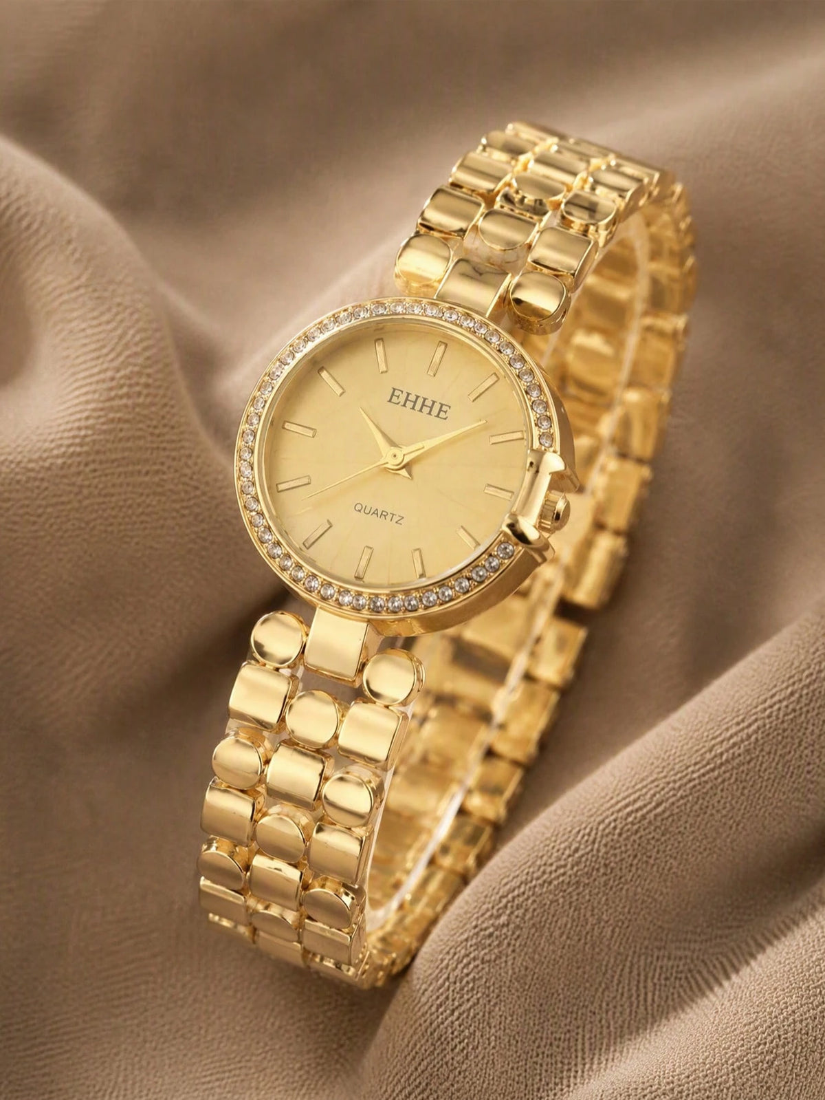 1 Women's Quartz Watch, Fashionable Retro Elegant Business Gorgeous Style, Casual Compact Watch, Daily Wear, Perfect Choice For Holiday Gifts