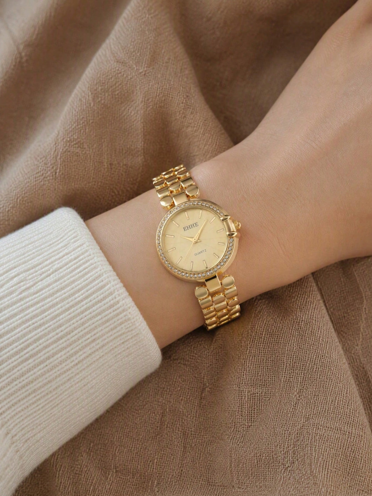 1 Women's Quartz Watch, Fashionable Retro Elegant Business Gorgeous Style, Casual Compact Watch, Daily Wear, Perfect Choice For Holiday Gifts