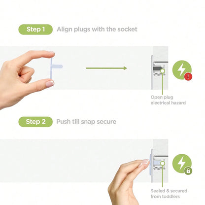 10/20/30pcs Clear Baby Outlet Covers,Hidden Handle Anti-Shock,Baby Safety Socket Protector,Perfect For Bedroom,Kitchen And Living Room Wall Sockets