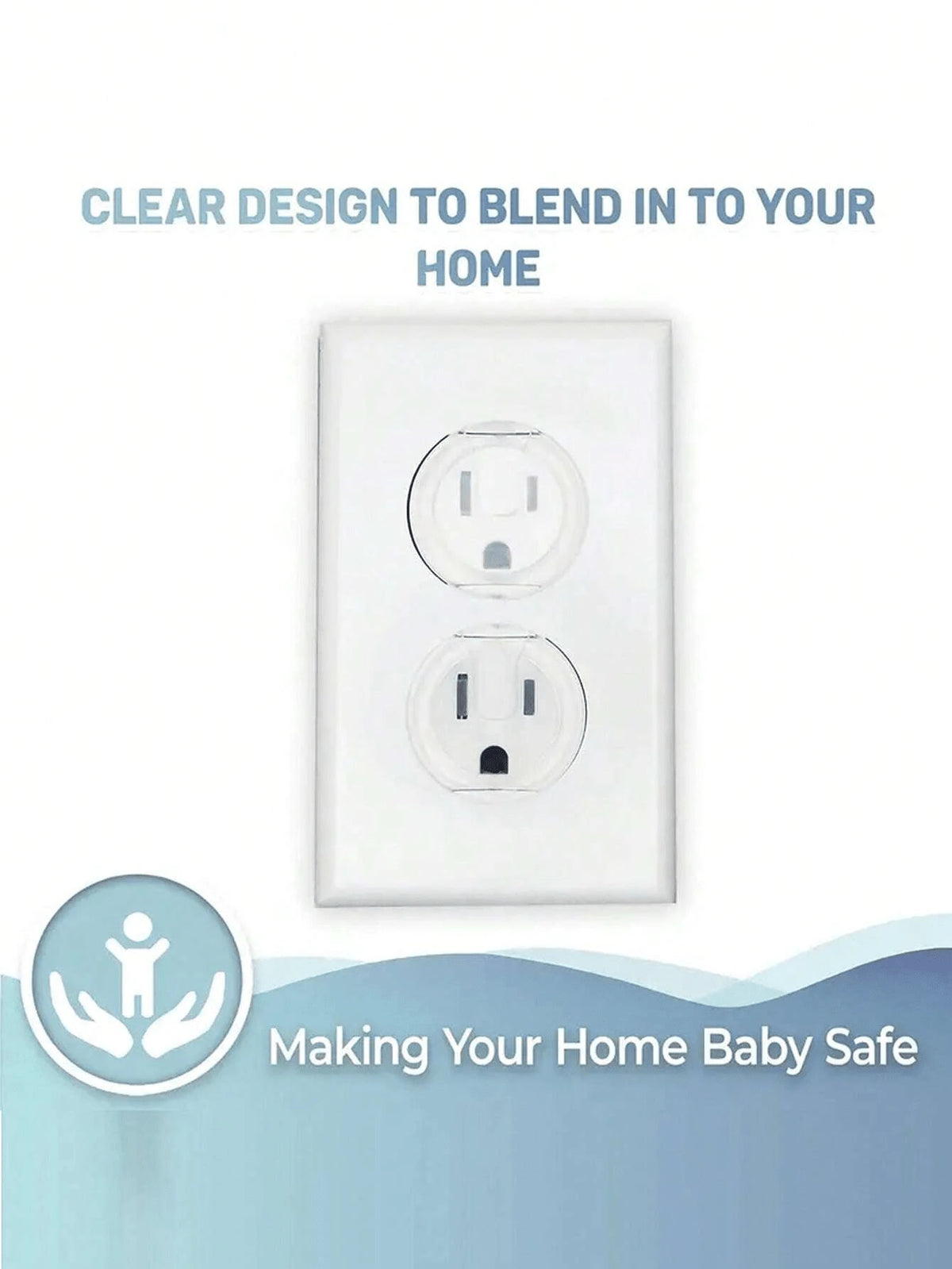 10 Pcs Baby Proofing Child Electrical Plug Protector With Hidden Handle Outlet Cover For Electrical Outlets For The Protection Of Children And Toddlers. Baby Shower Family Decorations Gifts