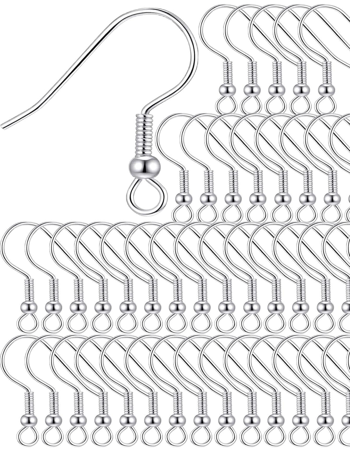 100pcs/set Casual Stainless Steel Ear Hook For Women For DIY Jewelry Making