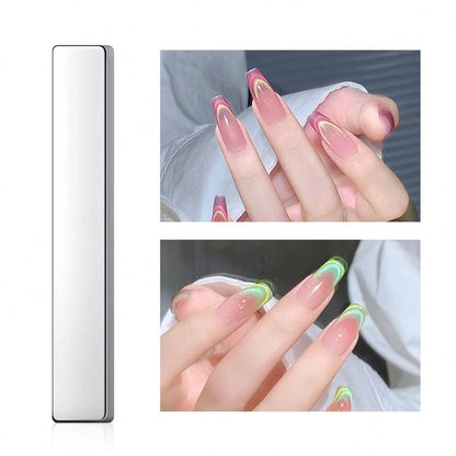 10pcs 50x10x3mm Neodymium Bar Magnets, N35 Rare Earth Neodymium Magnets, Double-Sided Adhesive Backing, Suitable For Office, Refrigerator, Kitchen, Etc.