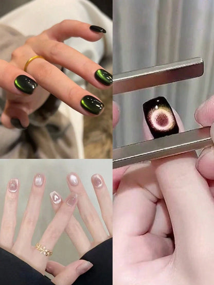 10pcs 50x10x3mm Neodymium Bar Magnets, N35 Rare Earth Neodymium Magnets, Double-Sided Adhesive Backing, Suitable For Office, Refrigerator, Kitchen, Etc.