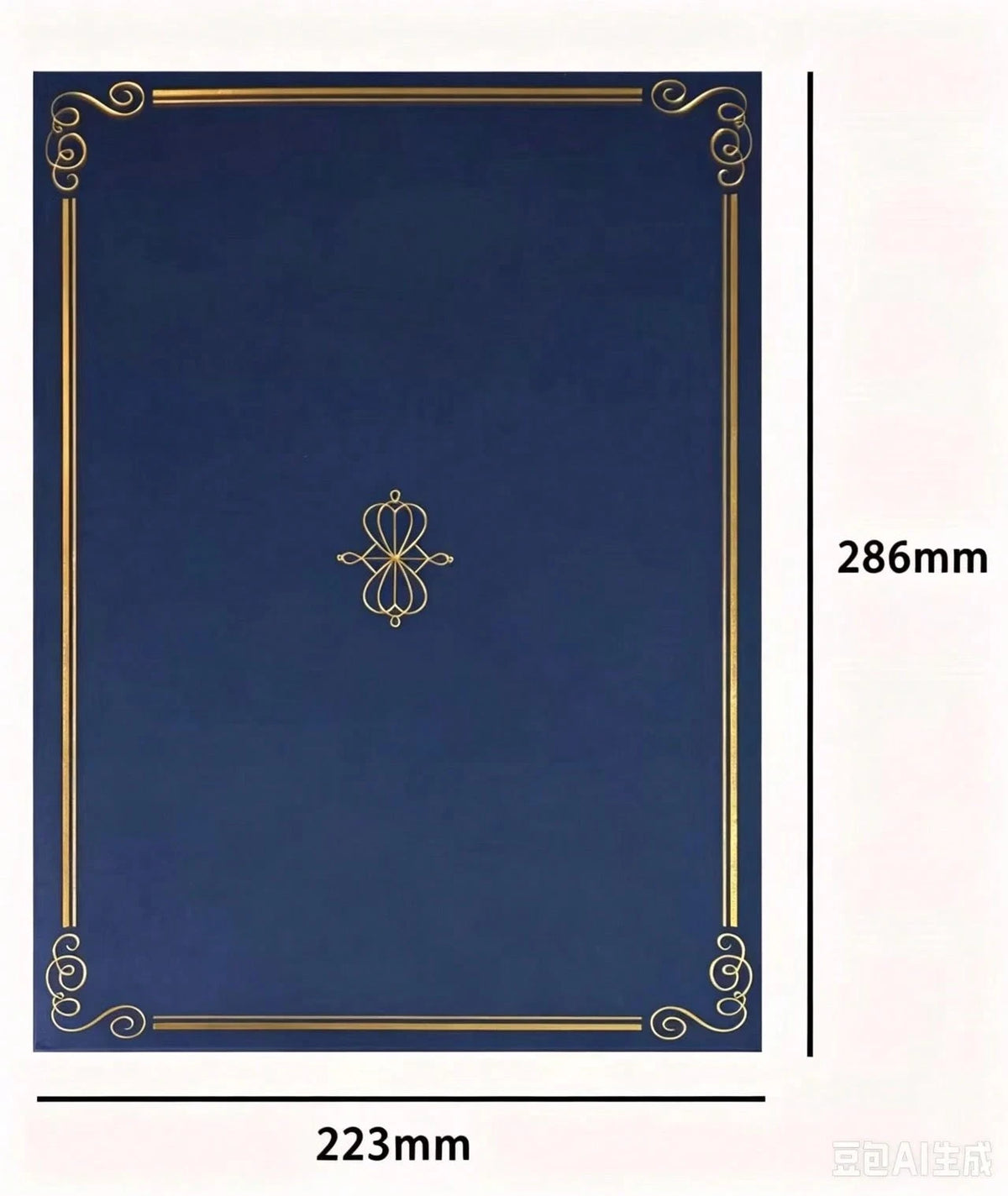 12Pcs Exquisite Certificate Folders, Premium Paper Diploma Covers, Durable Award & Certificate Holders, Ideal For Graduation Diplomas, Employee Awards And Honor Displays. Fits Papers In Size Of 28.45*