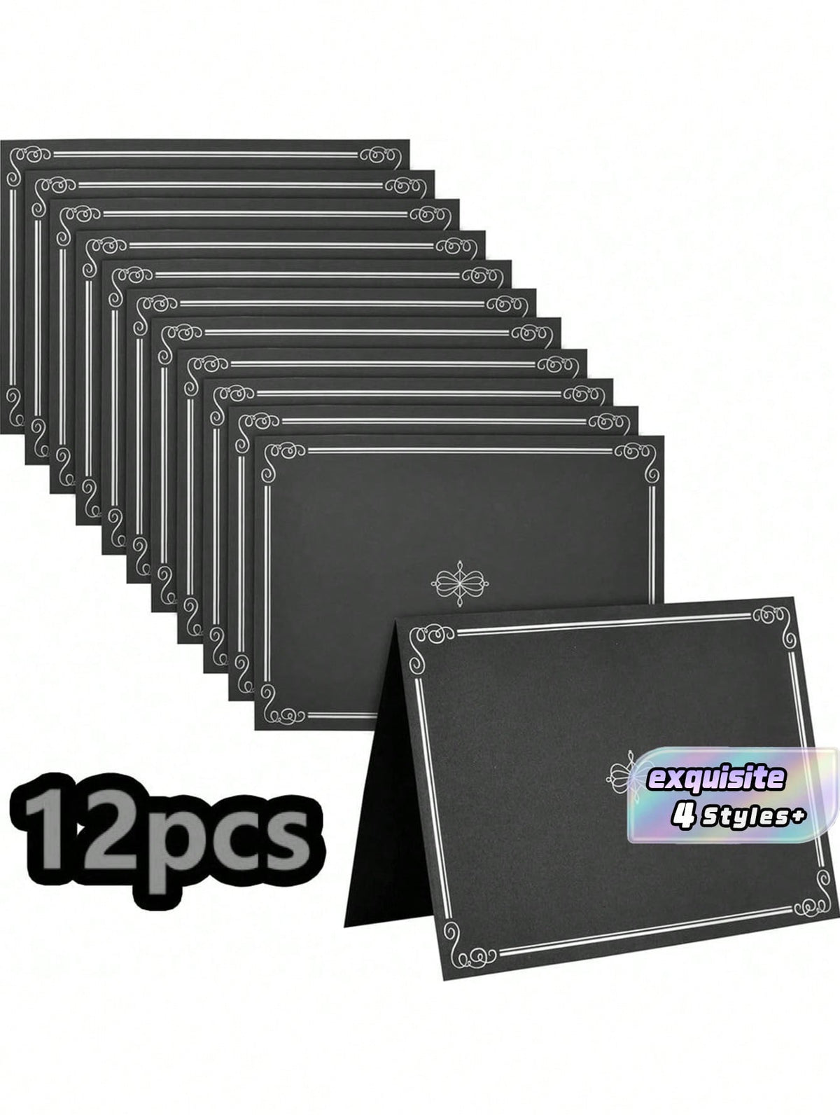 12Pcs Exquisite Certificate Folders, Premium Paper Diploma Covers, Durable Award & Certificate Holders, Ideal For Graduation Diplomas, Employee Awards And Honor Displays. Fits Papers In Size Of 28.45*