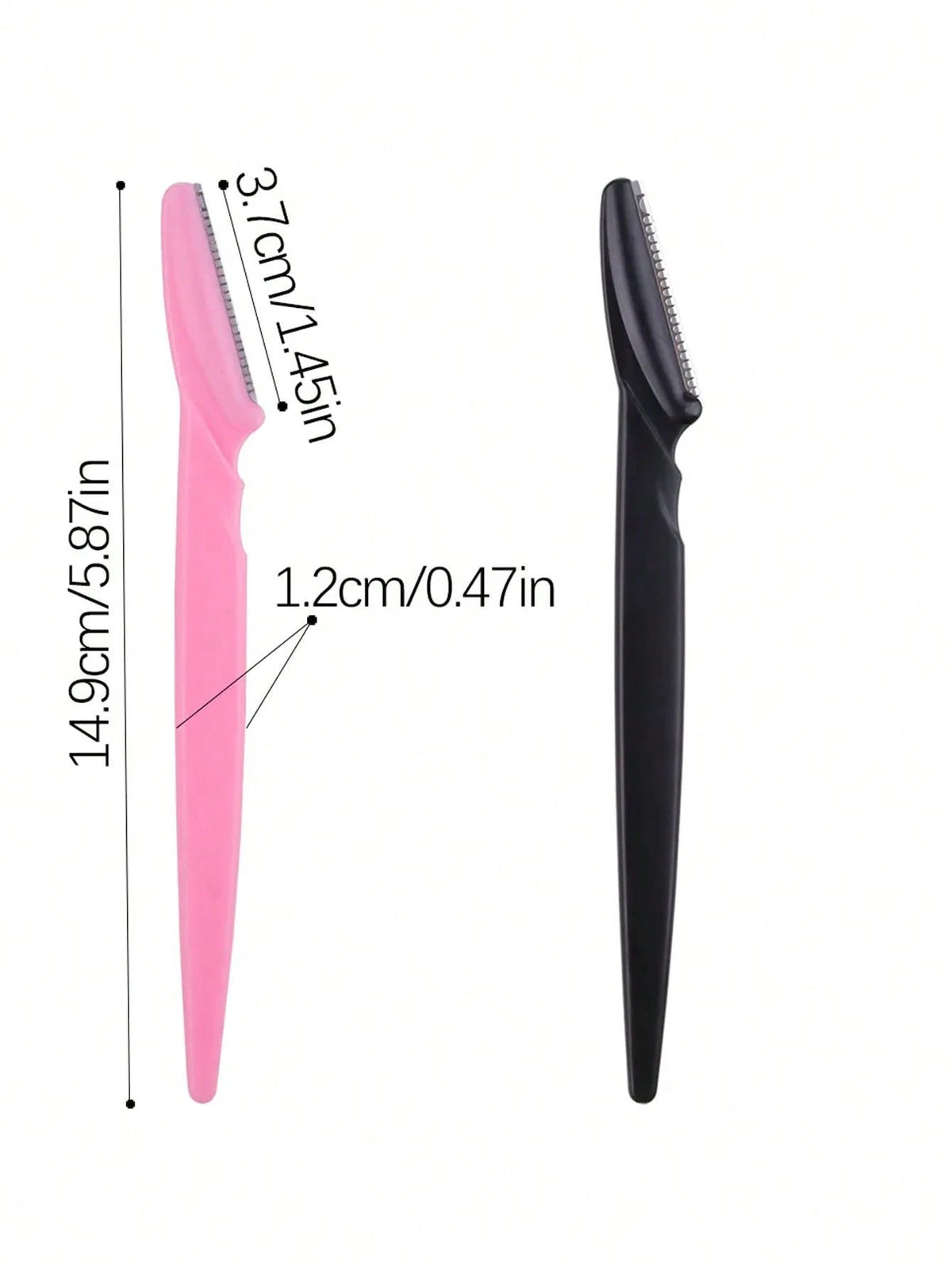 12pcs Women Eyebrow Razor, Face & Body Hair Trimmer, Shaver, Eyebrow Remover With Cover, Small Grooming Tool Set